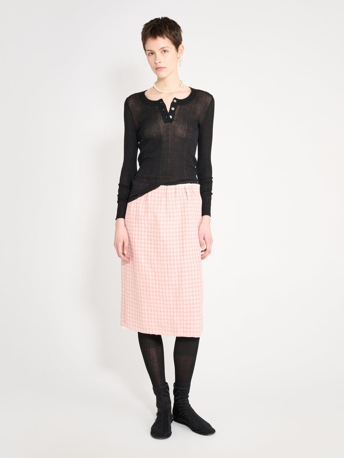Nackiyé Bottoms Crayon Skirt