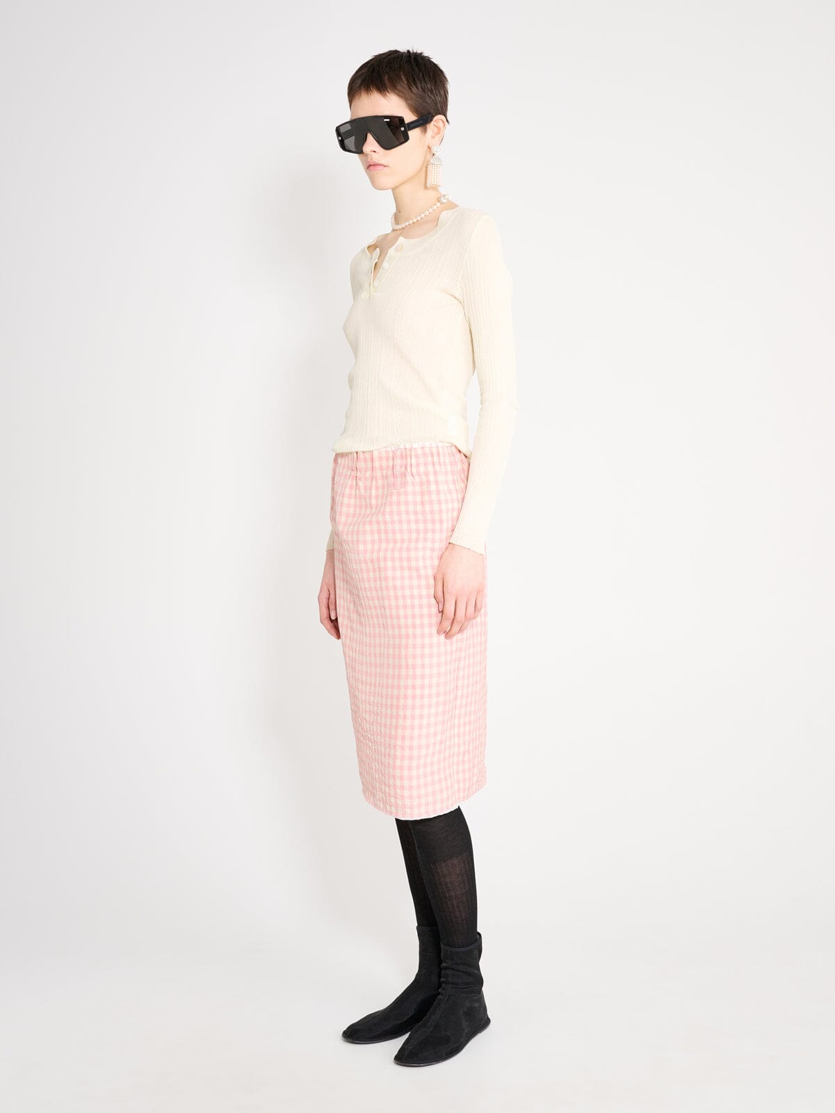 Nackiyé Knitwear Keep Close Henley Knit