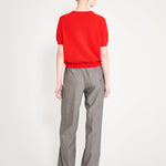 Nackiyé Crewneck Pearl Cashmere Short Sleeved Crewneck