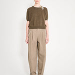 Nackiyé Crewneck Pearl Cashmere Short Sleeved Crewneck