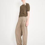 Nackiyé Crewneck Pearl Cashmere Short Sleeved Crewneck