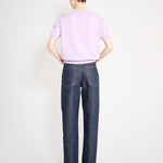 Nackiyé Knitwear Pearl Cashmere Short Sleeved Crewneck