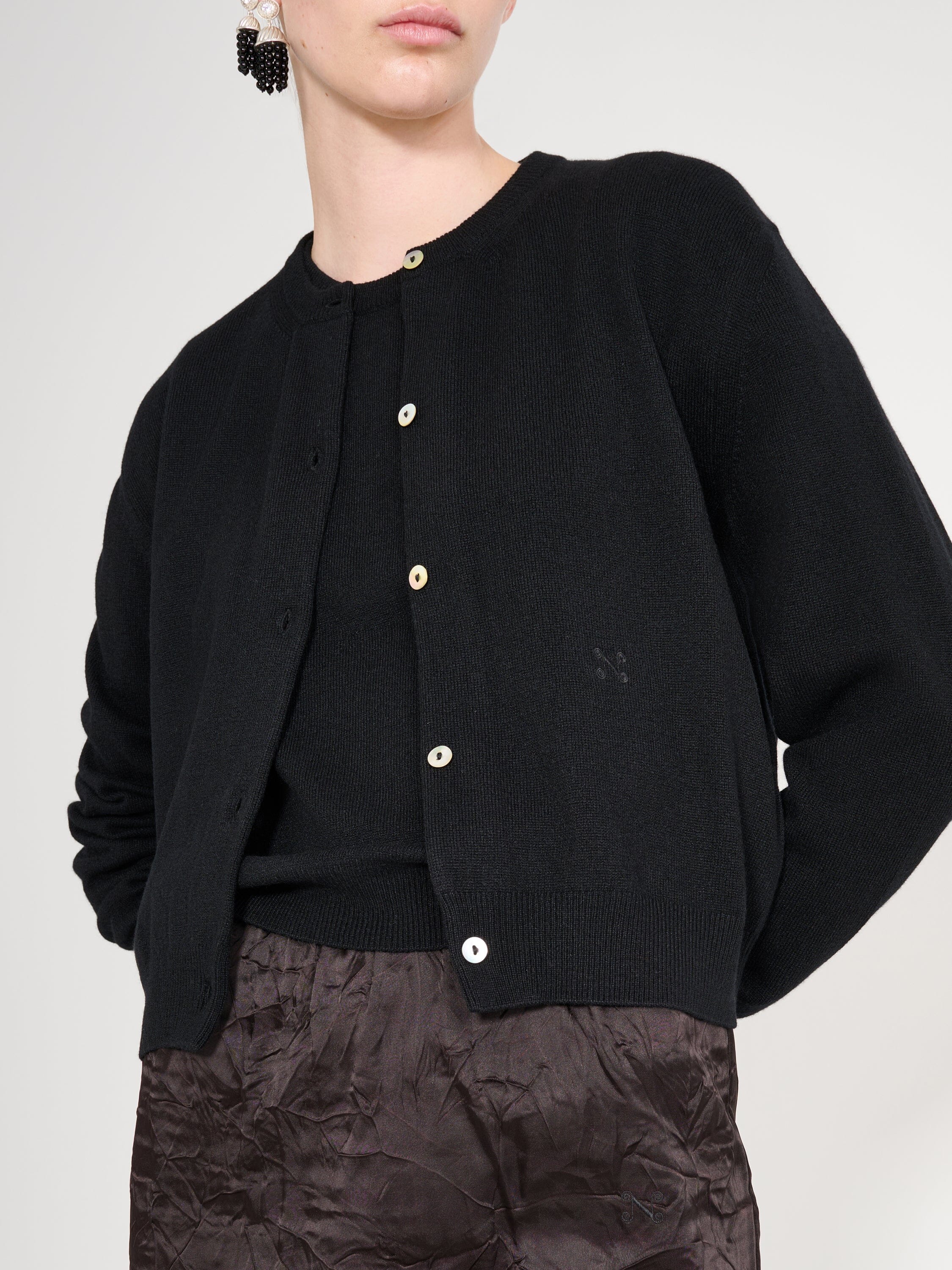 Nackiyé Cardigan Sea Shell Cashmere Cardigan